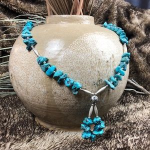 Vintage Native American Turquoise Necklace